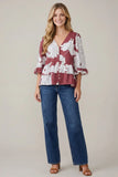 Gail Berry Floral Top