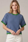 Striped Collegiate Sweater