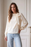 Giulia Bow Blouse (Cream)