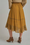 Jasper Midi Skirt (Gold or Olive)