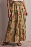 Beatrix Maxi Skirt: Sage Green