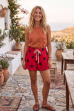 Gameday Ruffle Hem Polka Dot Shorts (UK or U of L)