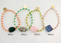Jill Gemstone Stretchable Bracelets