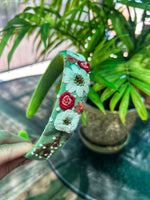 Amelia 3D Floral Embroidered Headband