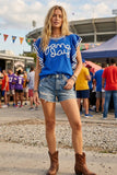 Varsity Gameday Knit Top