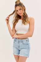 Boyfriend Denim Shorts