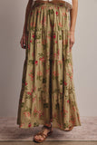 Beatrix Maxi Skirt: Sage Green