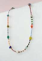 Prism Seed Bead Friendship Necklace
