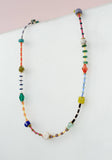 Prism Seed Bead Friendship Necklace