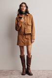 Alayna Suede Mini Skirt