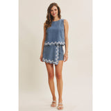 Visual Interest Mini Skirt