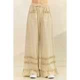 100% Cotton Lillian Ruffle Pants