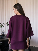 Fall 2025 Pierre Scuba Modal 3/4 Sleeve Top