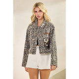 Leopard Mesh Jacket