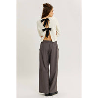 Bow Back Sweater