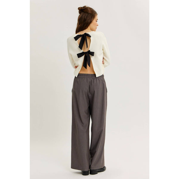 Bow Back Sweater
