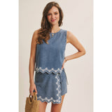 Visual Interest Mini Skirt