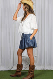 Gracie 100%Cotton Eyelet Lace Top