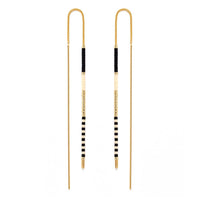 Miyuki Seed Bead Threader Earrings