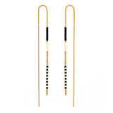 Miyuki Seed Bead Threader Earrings