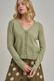 Essential Lace Trimmed Cardi