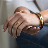 enewton | Cherish Gold Bangle Bracelet (medium)