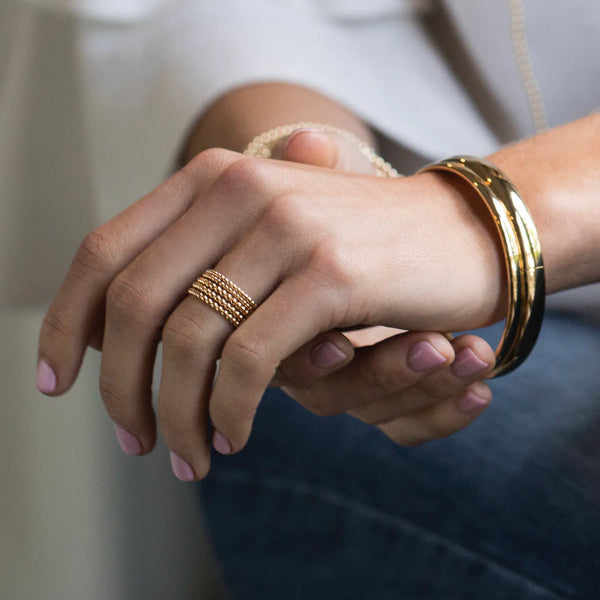 enewton | Cherish Gold Bangle Bracelet (medium)