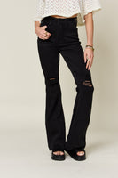 Judy Blue Distressed Flare Jeans (Website Exclusive)