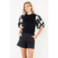 Embroidered Mirah Top