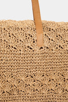 Straw Braided Tote Bag