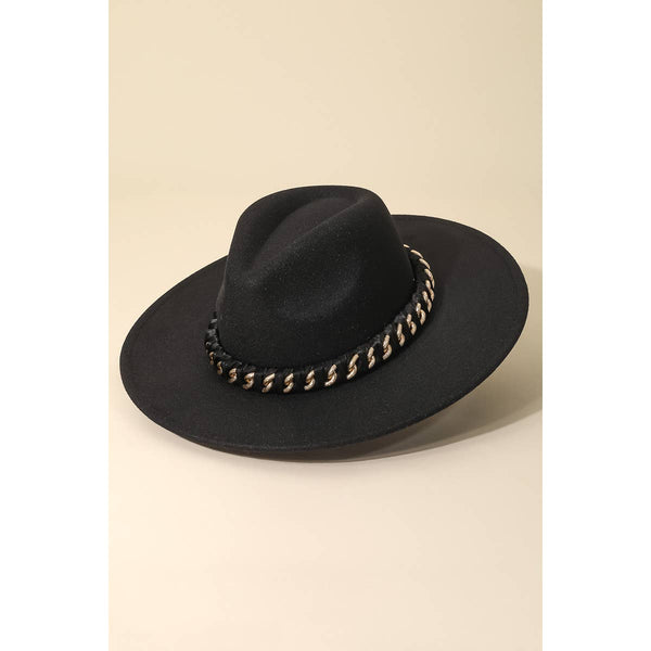 Chain Strap Fedora