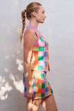 Checkmate Knit Tank + Skirt Set