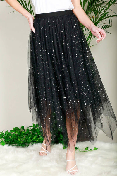 Be A Star Mesh Glitter Skirt