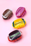 GAME DAY FOOTBALL HAIR CLAW CLIPS