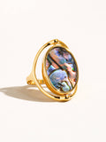 Violette 18K Gold Double-Sided Shell Ring