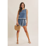 Visual Interest Mini Skirt