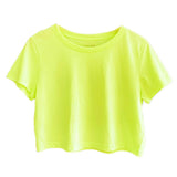 Premium cotton cropped tees