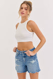 Mid Rise Boyfriend Short