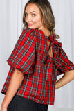 Holly Jolly Bow Blouse