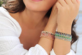 Elley Stretchy Stackable Gemstone Bracelet, Handmade in USA