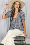 Dorothy Ann Gingham Top (Three Colors!)