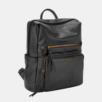 David Jones Faux Leather Backpack Bag