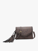 Sloane Suede Whipstitch Crossbody