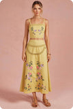 Embroidered Floral Set