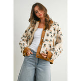 Floral Fleece Jacket