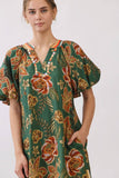 Sally Printed Mini Dress