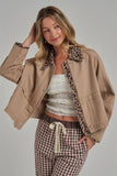 Loretta Leopard Barn Jacket