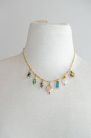 Jill Colorful Beaded Charm Necklace
