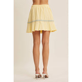 Gingham Bow Mini Skirt
