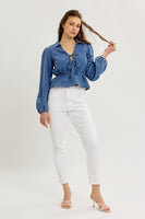 Becky Denim Top